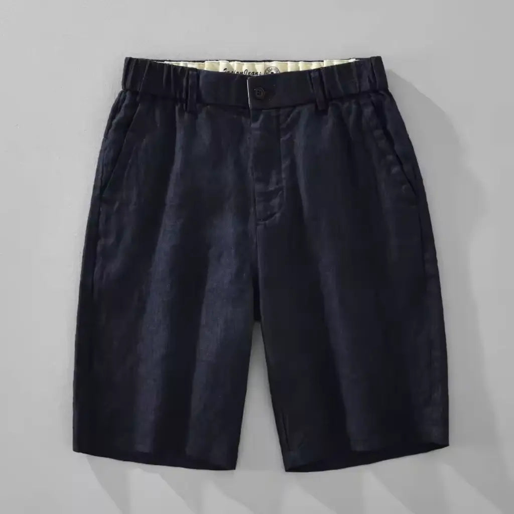 Bermuda de Linho Masculina Lorennzi Grano 2