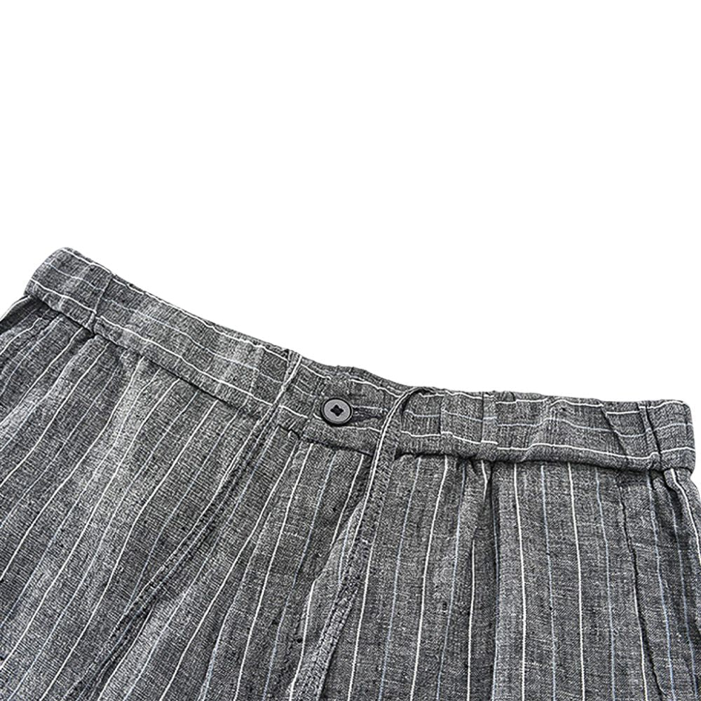 Bermuda de Linho Masculina Lorennzi Listrada 9