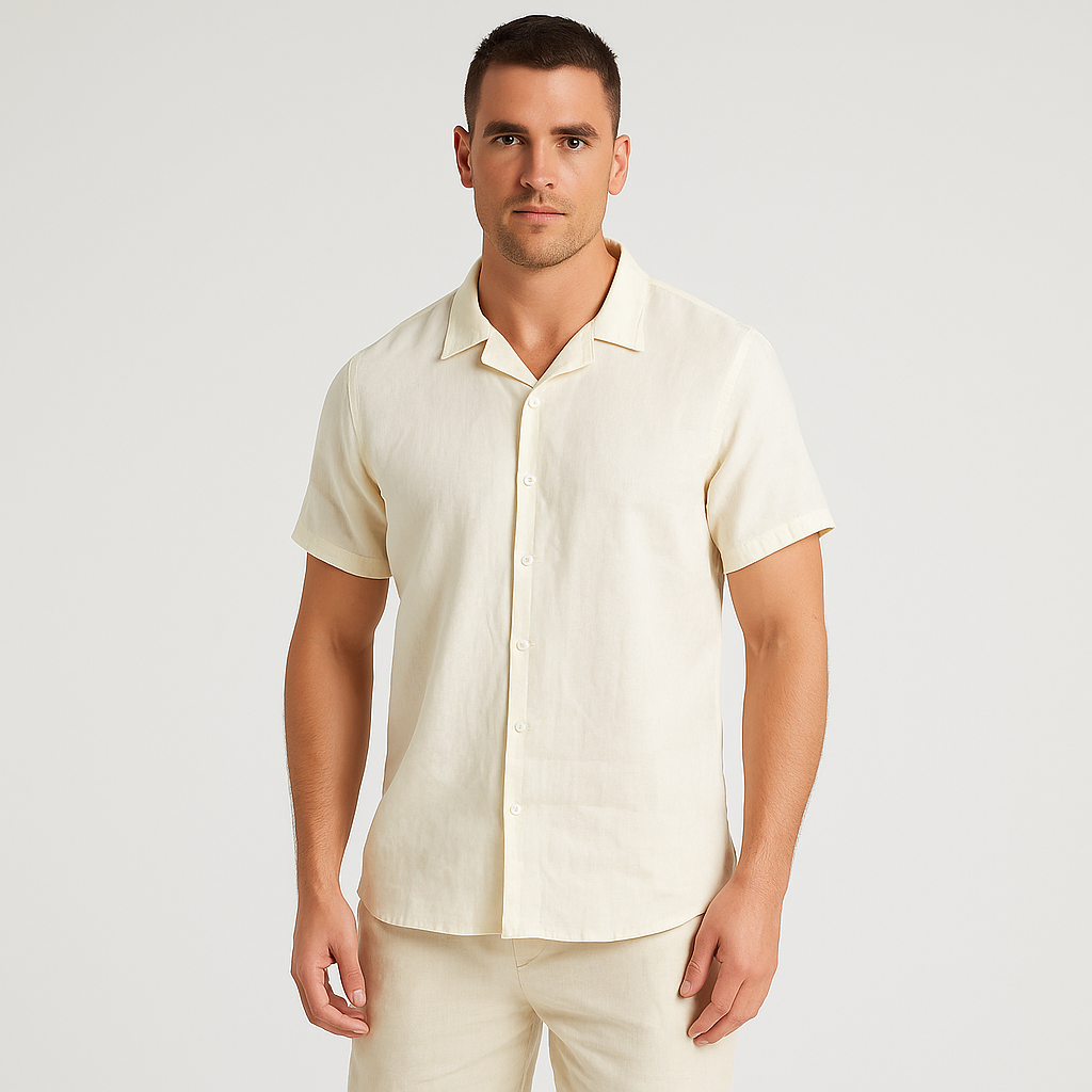 Bermuda de Linho Masculina Lorennzi Palermo 2