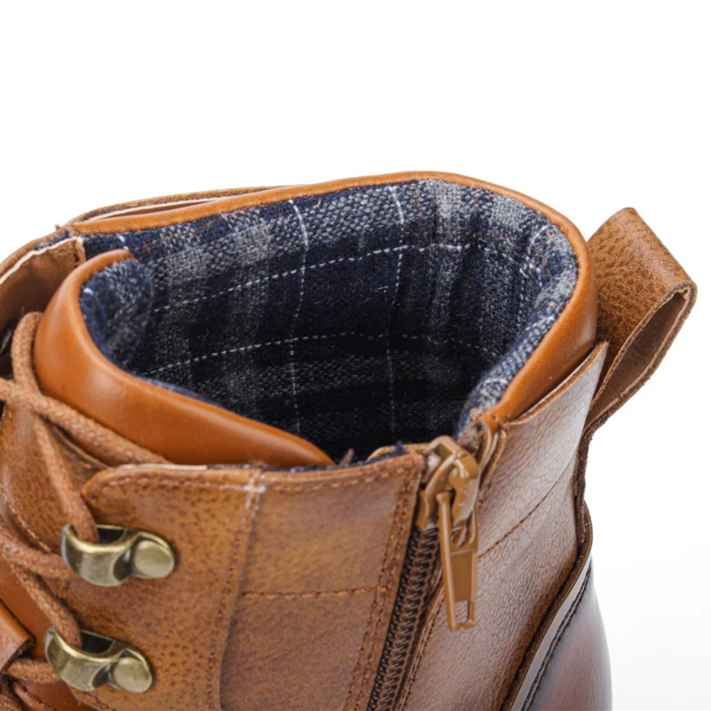 Bota Masculina de Couro Lorennzi Brown 7