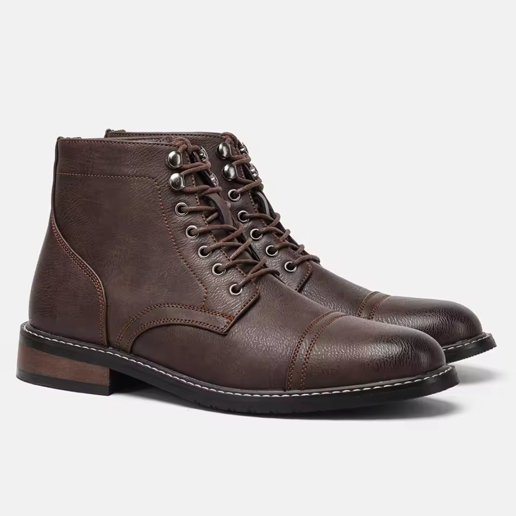 Bota Masculina de Couro Lorennzi Castel