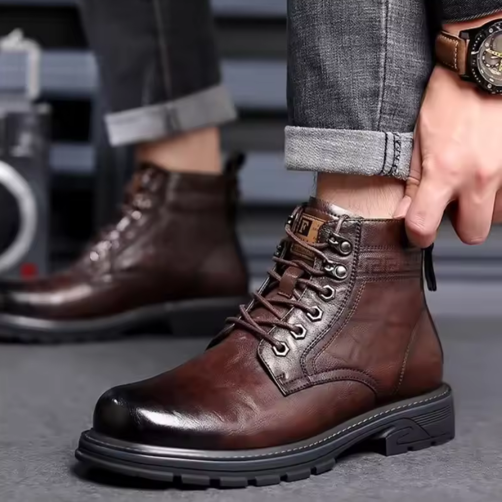 Bota Masculina de Couro Lorennzi Iconic 5