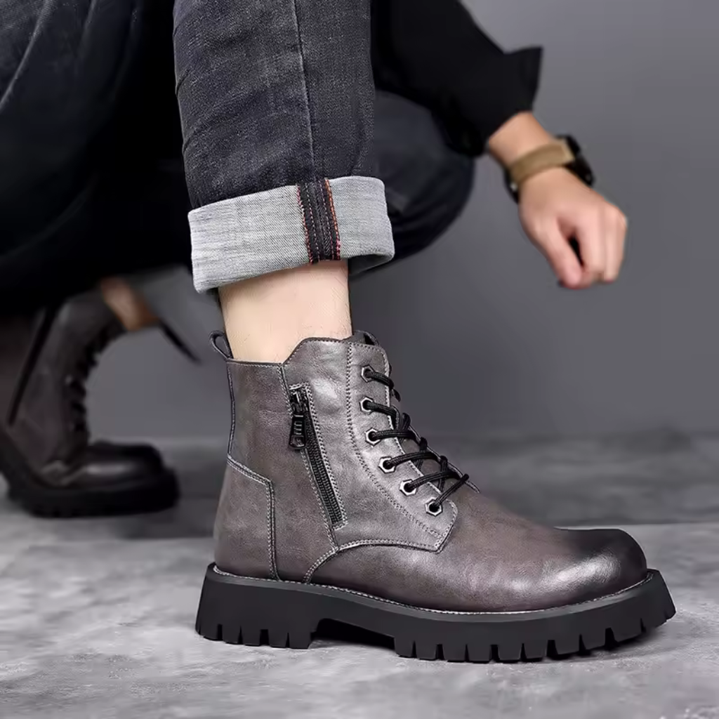 Bota Masculina de Couro Lorennzi Montreux 5