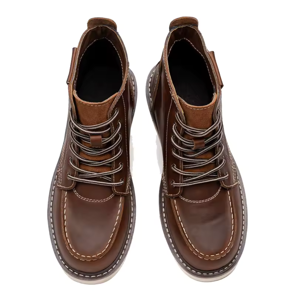 Bota Masculina de Couro Lorennzi Retro 4