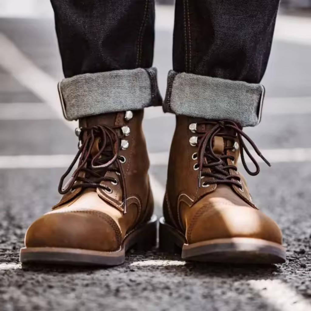 Bota Masculina de Couro Lorennzi Strong 4