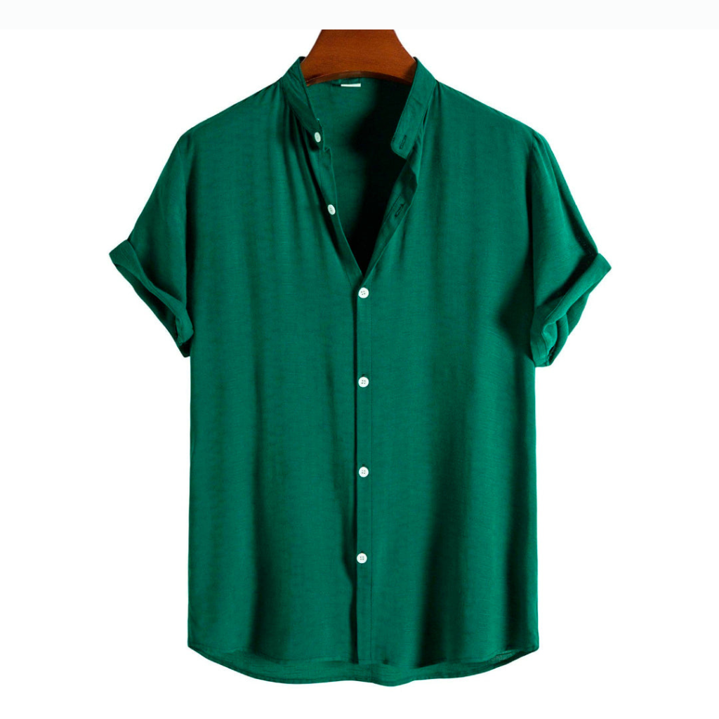 Camisa Masculina Lisa Gola Padre Lorennzi 6