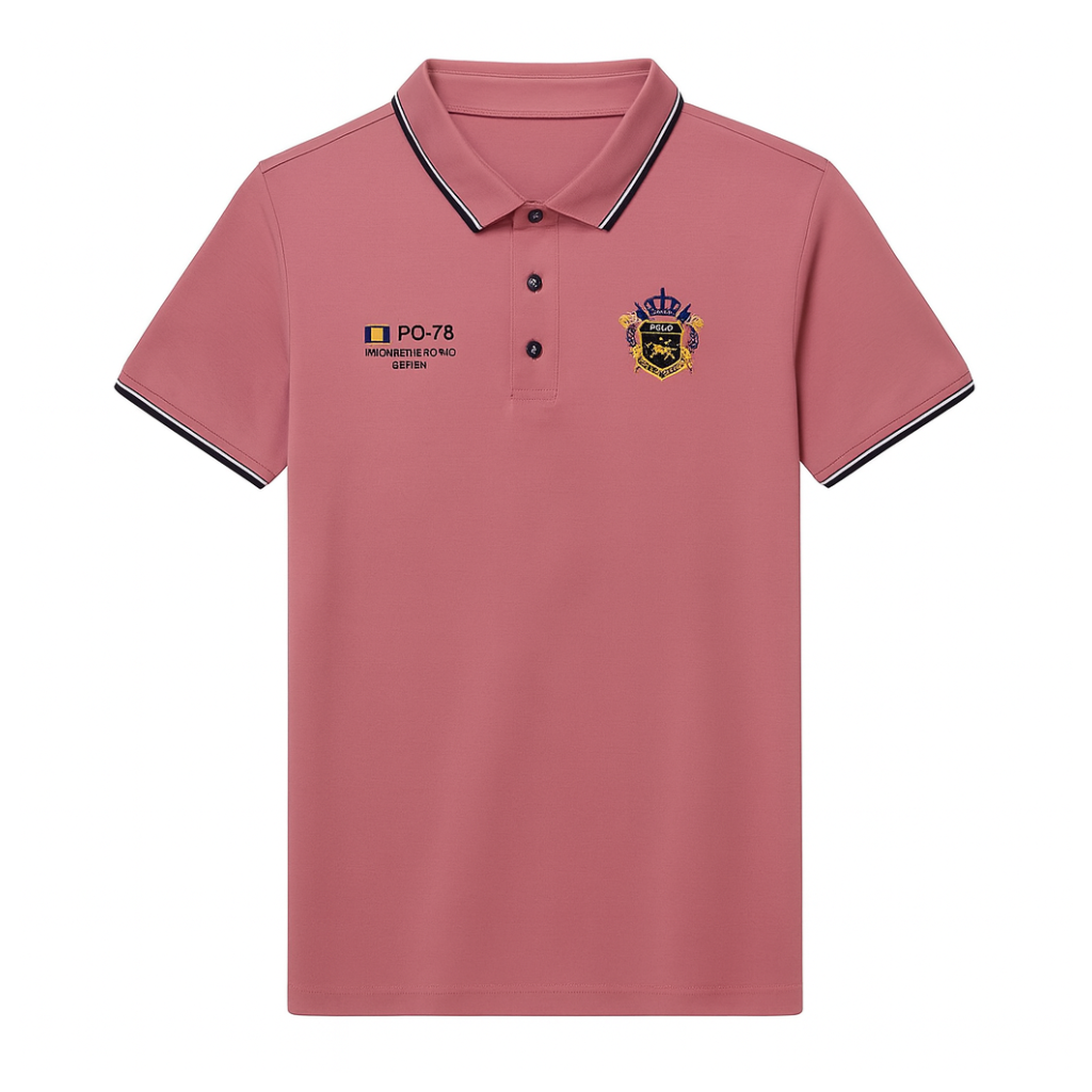 Camisa Polo Seda em Gelo Lorennzi Carter