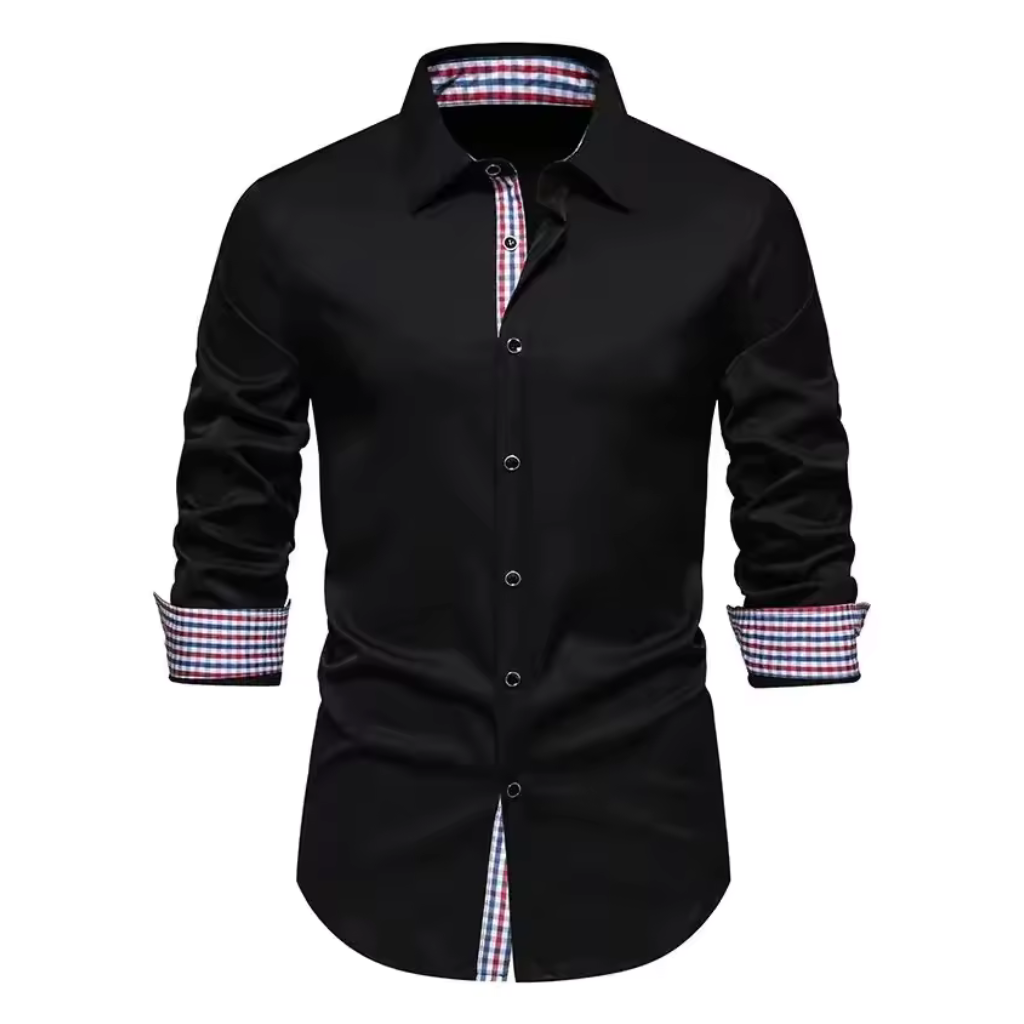 Camisa Social Masculina Lorennzi Bordeaux 5