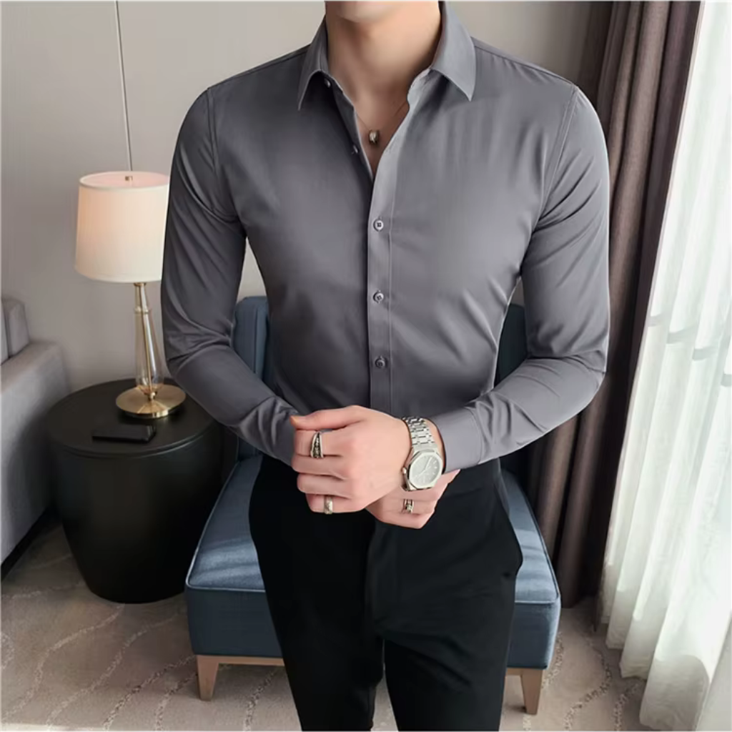 Camisa Social Masculina Lorennzi Tahiti 8