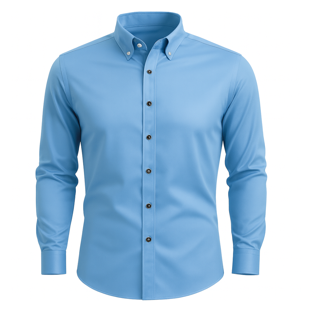 Camisa Social Slim Lorennzi em Seda Gelo