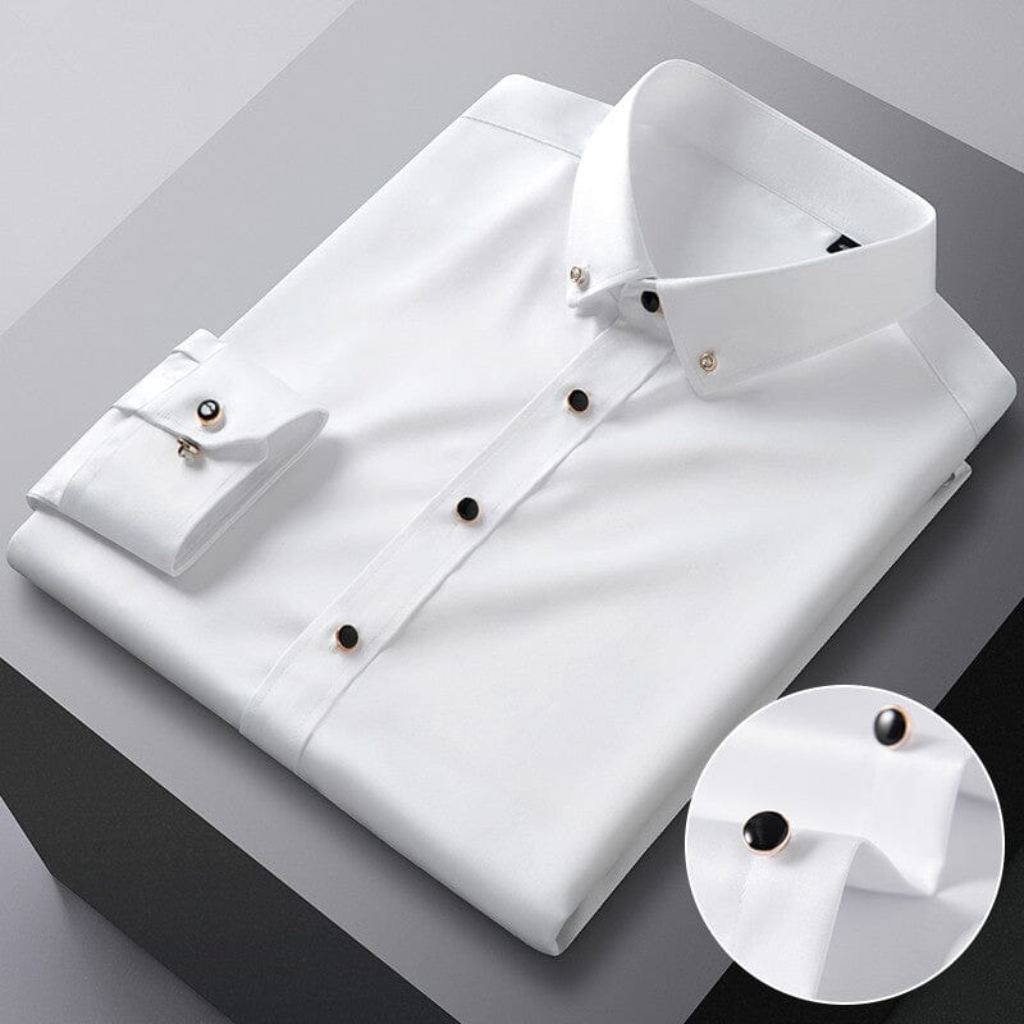 Camisa Social Slim Lorennzi em Seda Gelo 7