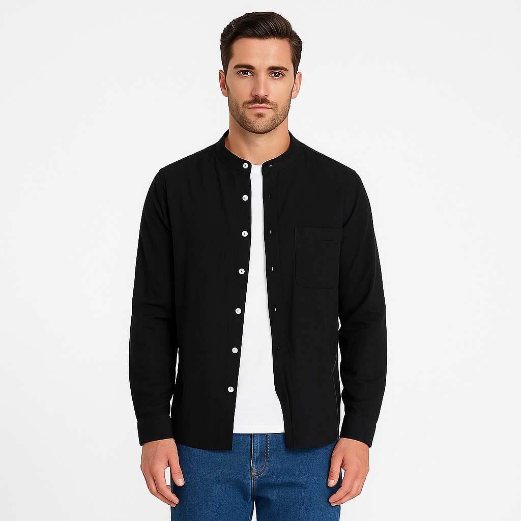 Camisa de Linho Masculina Lorennzi Azzurra 2