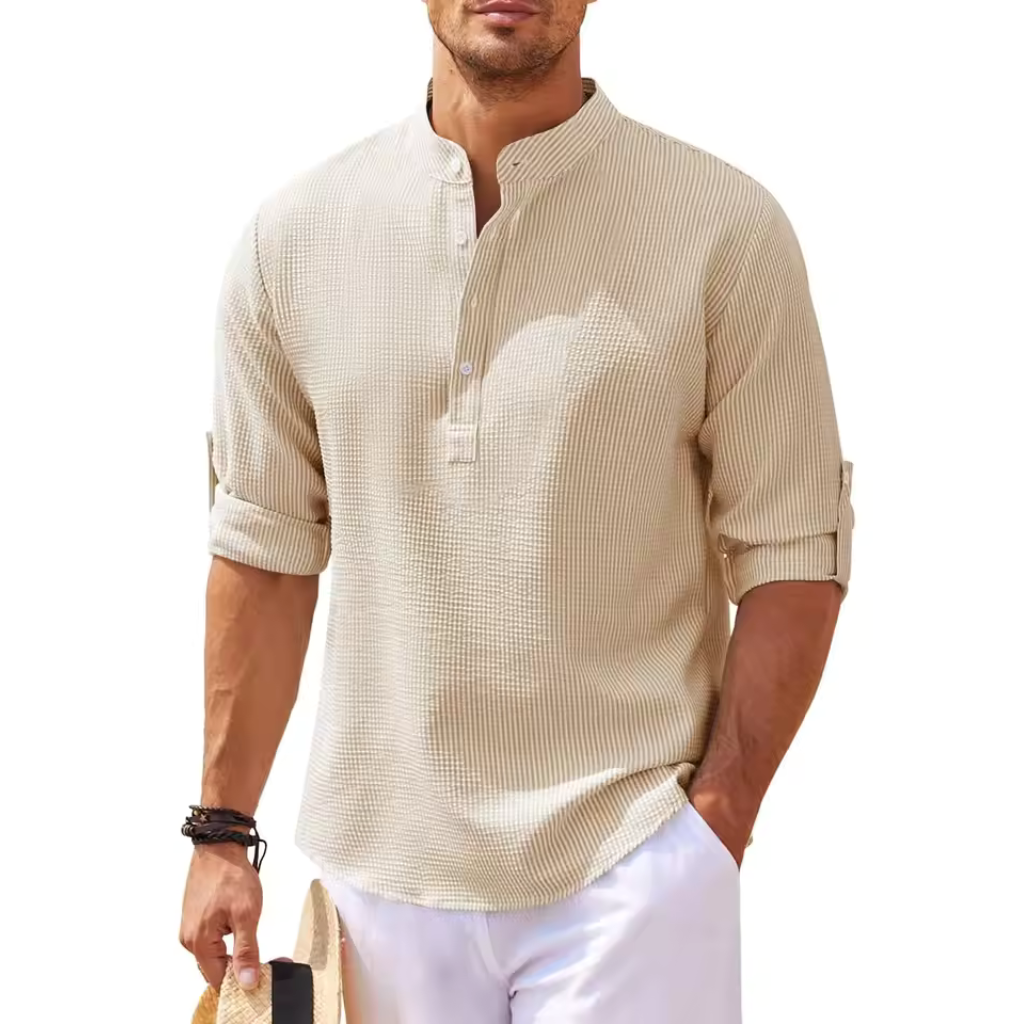 Camisa de Linho Masculina Lorennzi Mare 3