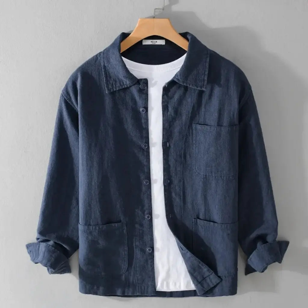 Camisa de Linho Masculina Lorennzi Satori 6