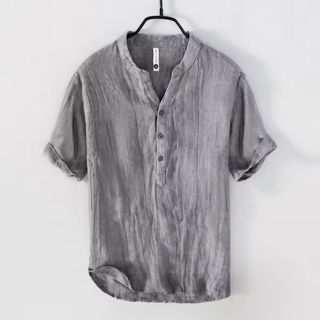 Camisa de Linho Masculina Lorennzi Venezia 4