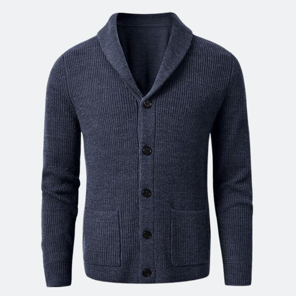 Cardigan Masculino Gola em V Lorennzi 4
