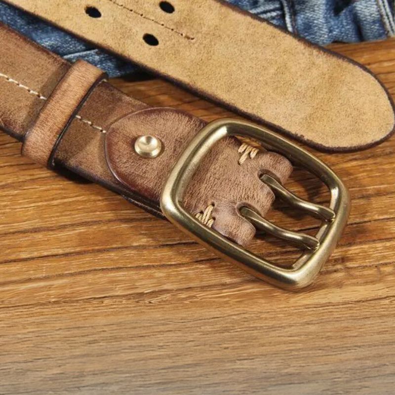 Cinto Masculino de Couro Artesanal Lorennzi 11