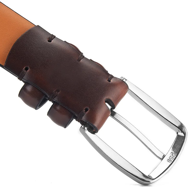 Cinto Masculino de Couro Lorennzi Chic 6