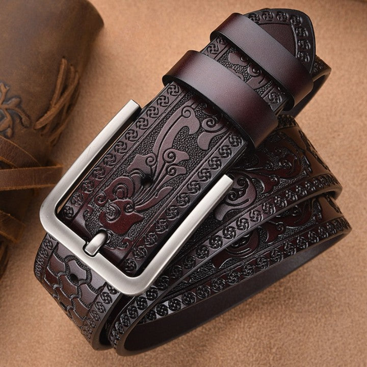 Cinto Masculino de Couro Lorennzi Ranger 3