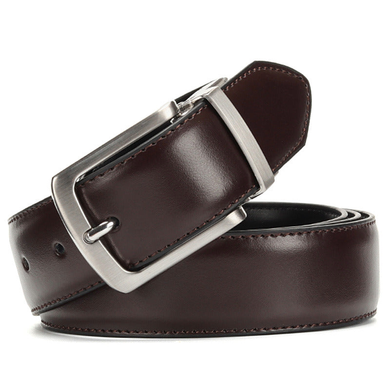 Cinto Social Masculino de Couro Lorennzi Carbon 2