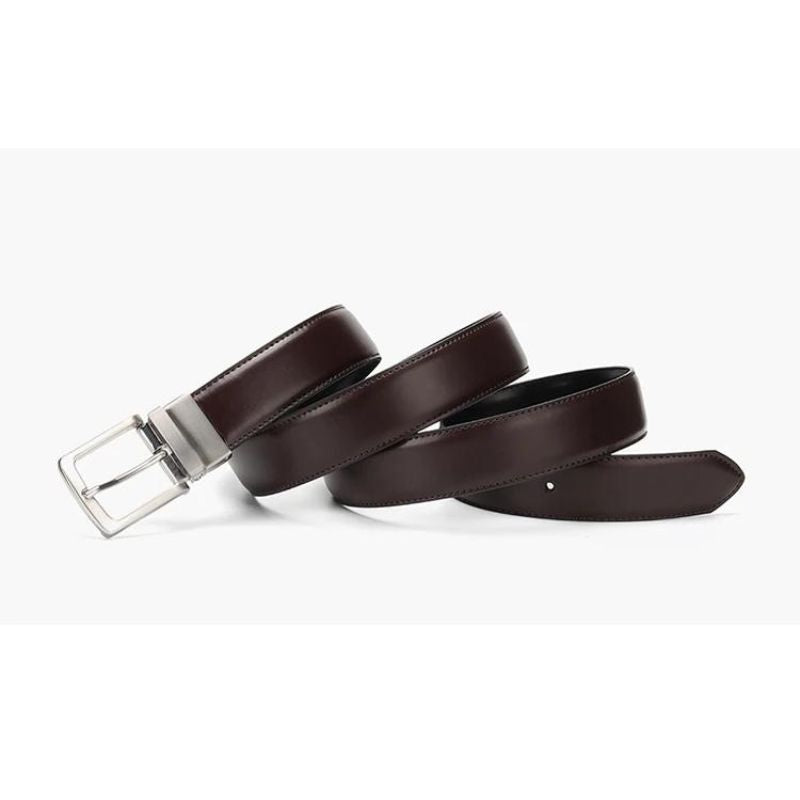 Cinto Social Masculino de Couro Lorennzi Carbon 3