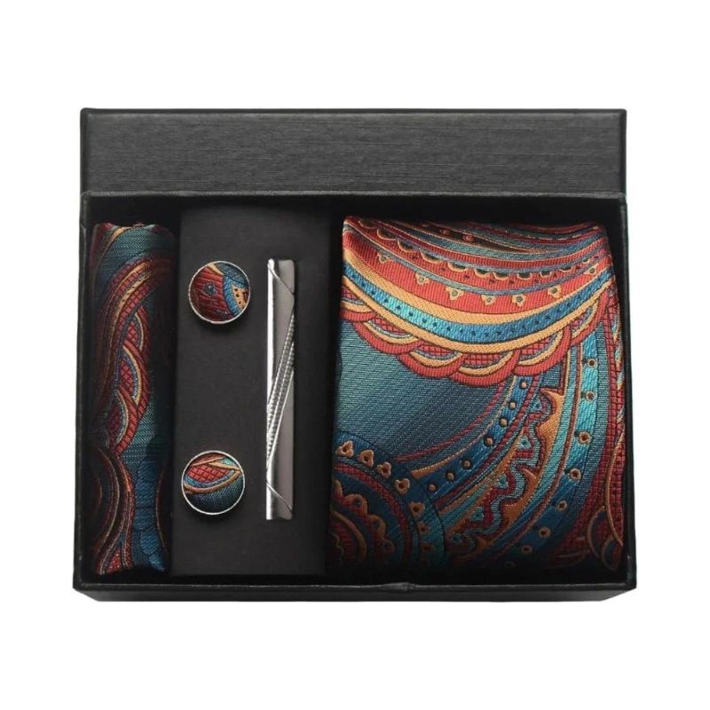 Gravata Estampada Conjunto de Seda Valentini