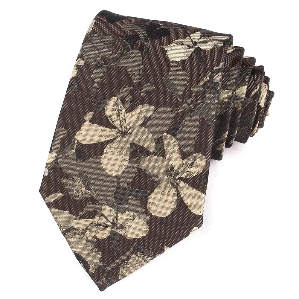 Gravata Estampada Floral Lorennzi Vitale 14