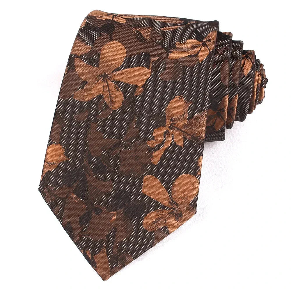 Gravata Estampada Floral Lorennzi Vitale 15