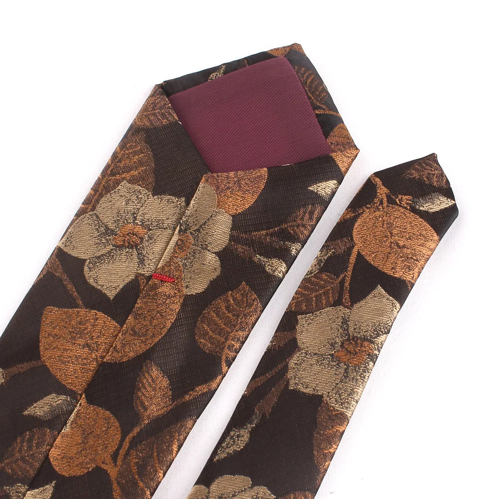 Gravata Estampada Floral Lorennzi Vitale 7