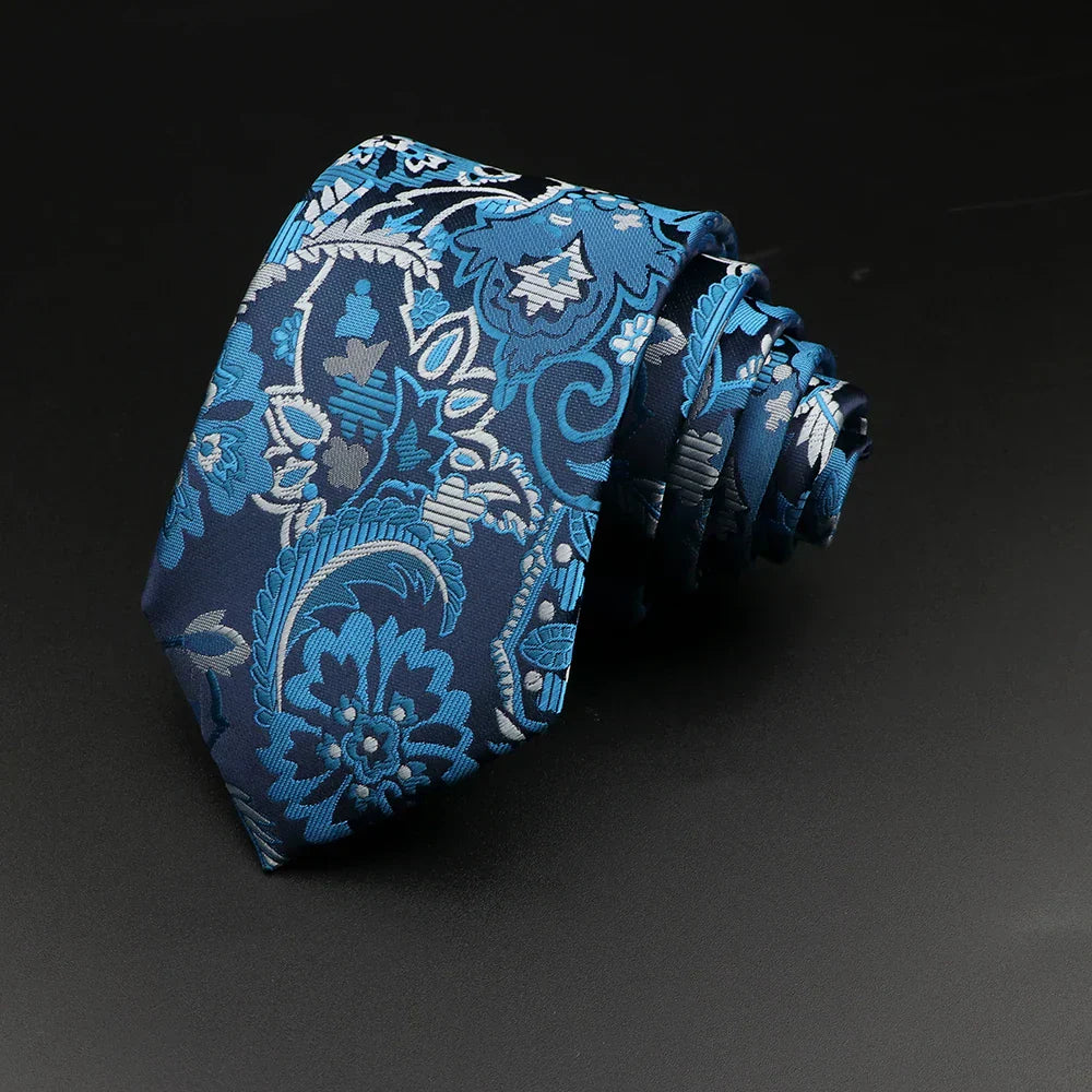 Gravata Estampada Floral Roman 2