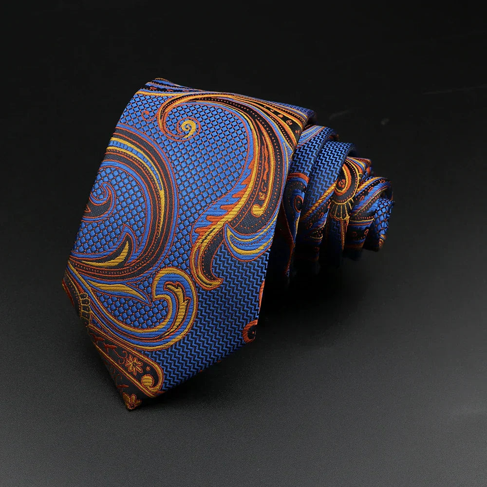 Gravata Estampada Floral Roman 6