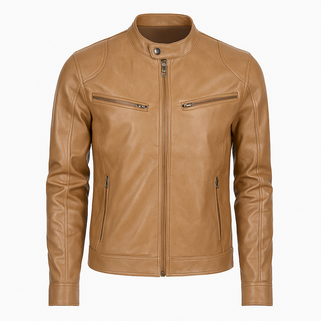 Jaqueta de Couro Masculina Chill Lorennzi 10