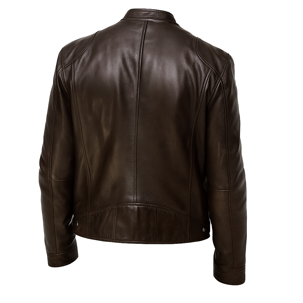 Jaqueta de Couro Masculina Chill Lorennzi 7