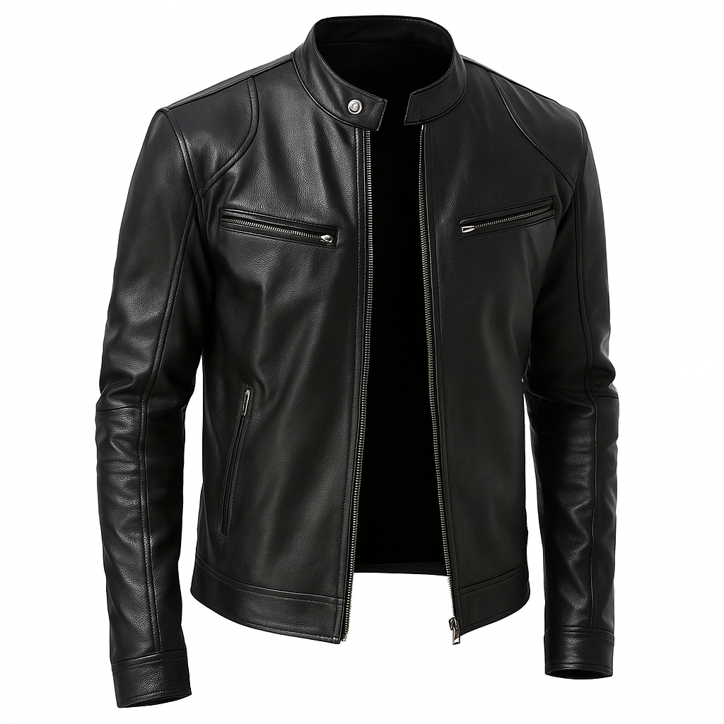 Jaqueta de Couro Masculina Chill Lorennzi 9