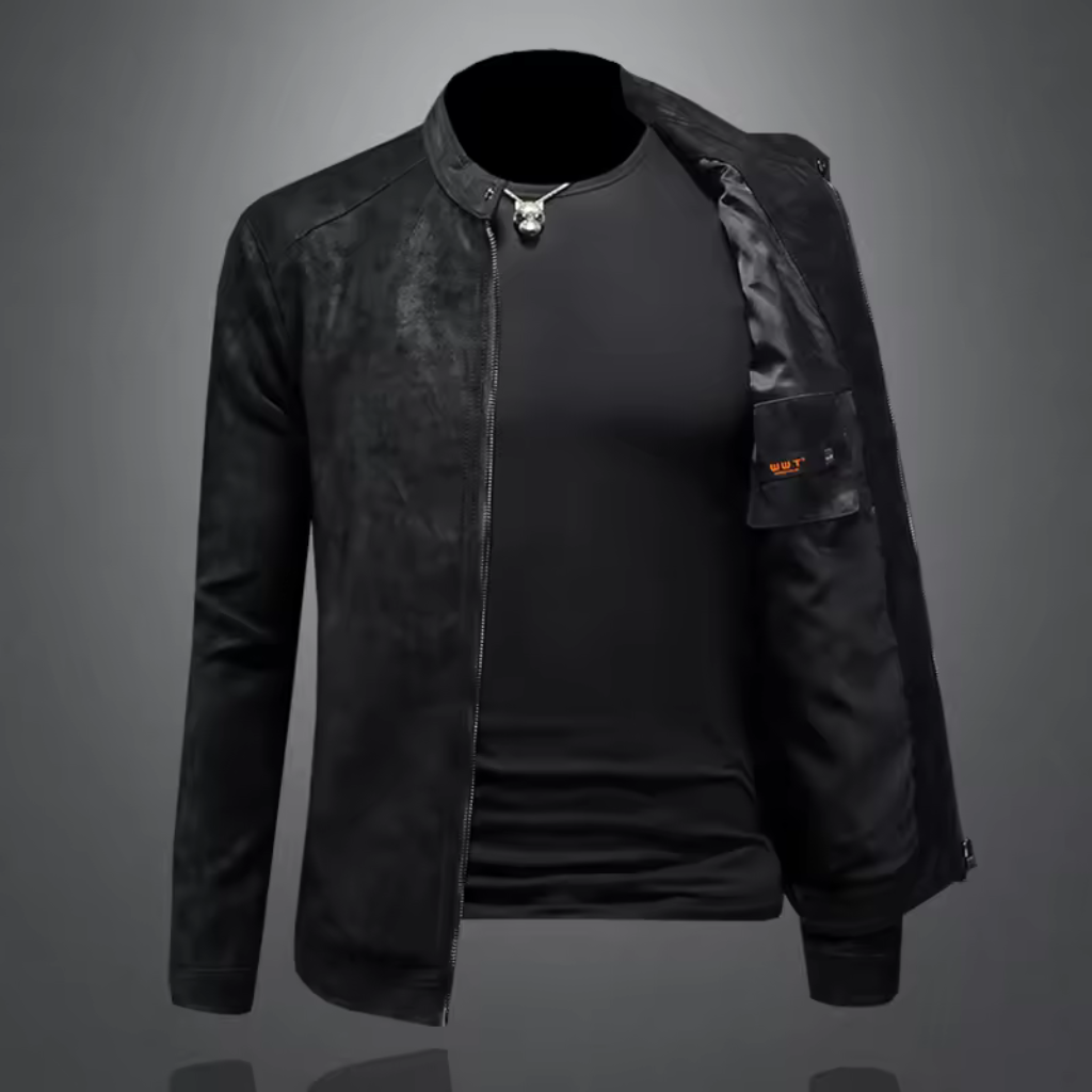 Jaqueta de Couro Masculina Lorennzi Camden 2