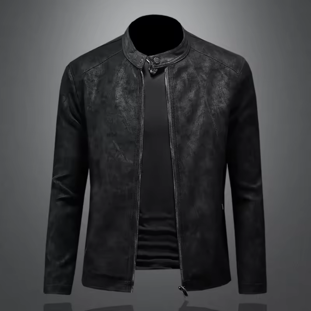 Jaqueta de Couro Masculina Lorennzi Camden 4