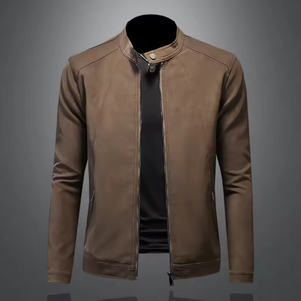 Jaqueta de Couro Masculina Lorennzi Camden 5