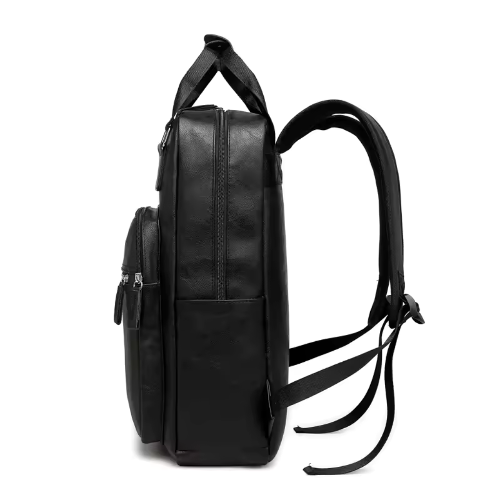 Mochila Executiva em Couro Lorennzi Oslo 4