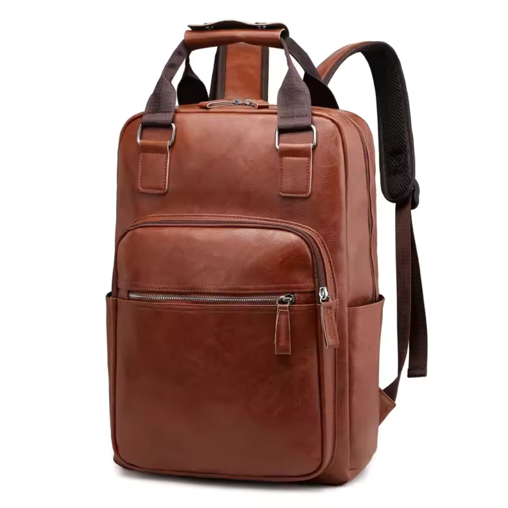 Mochila Executiva em Couro Lorennzi Oslo 7