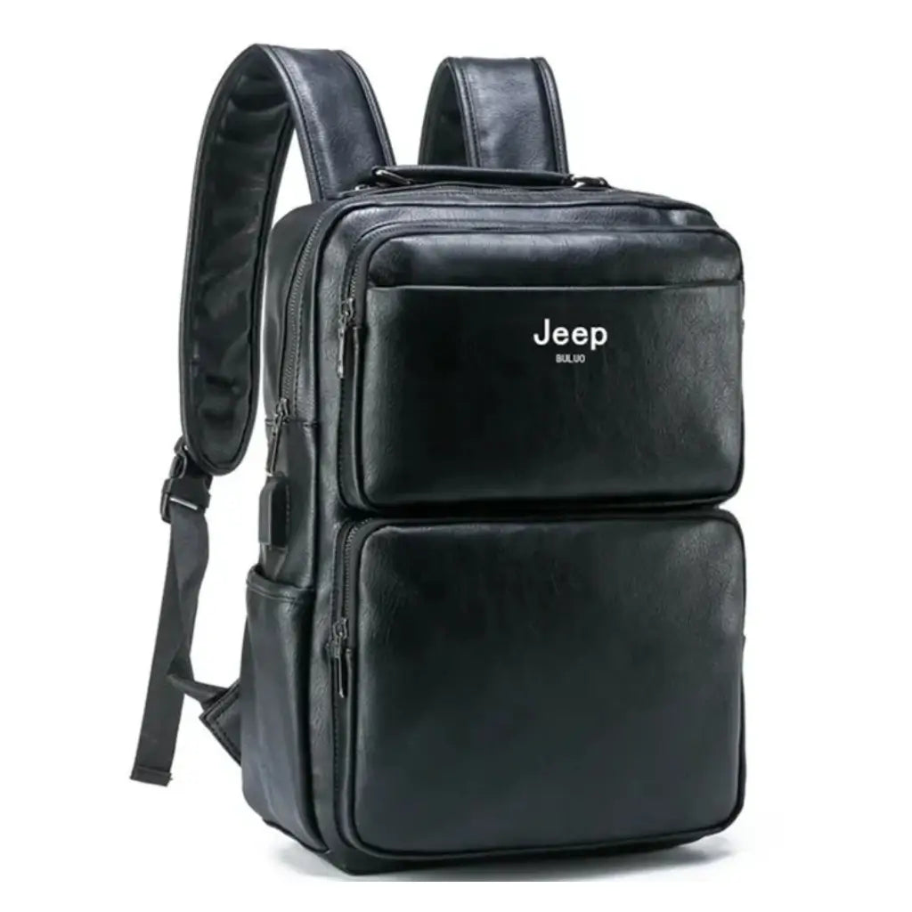 Mochila Jeep em Couro Genuino Lorennzi 4