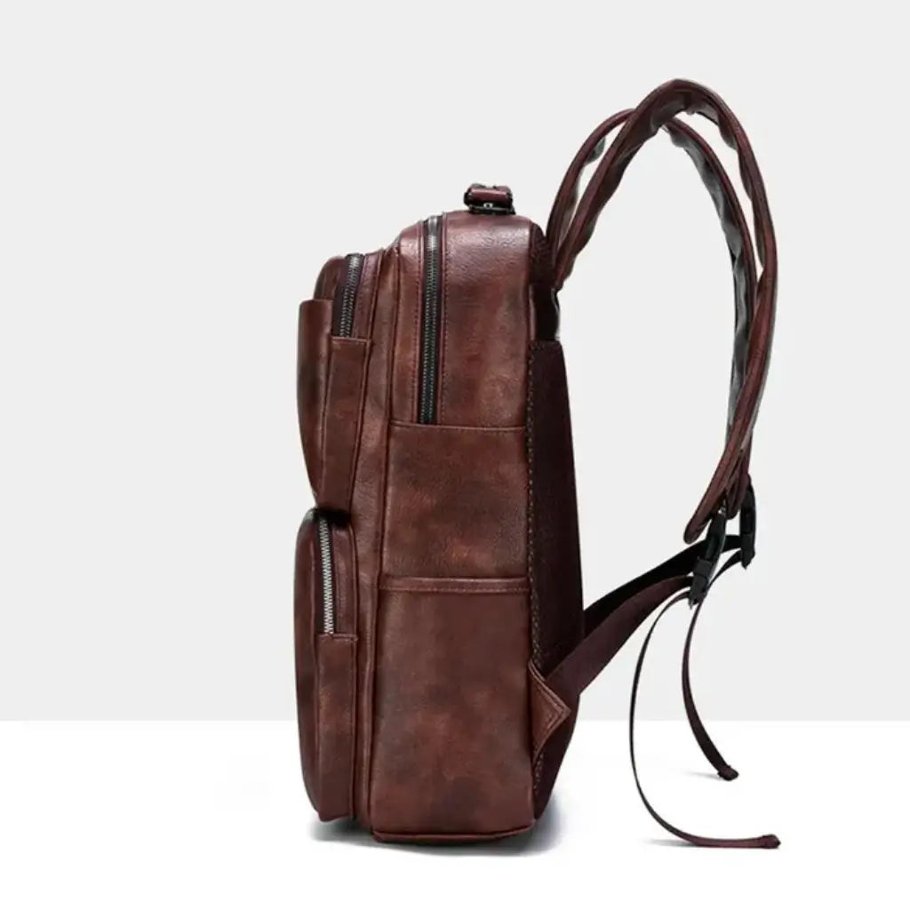 Mochila Jeep em Couro Genuino Lorennzi 6