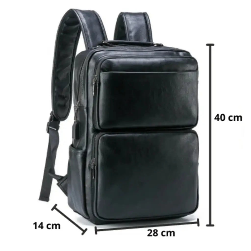 Mochila Masculina de Couro Belford Lorennzi 6