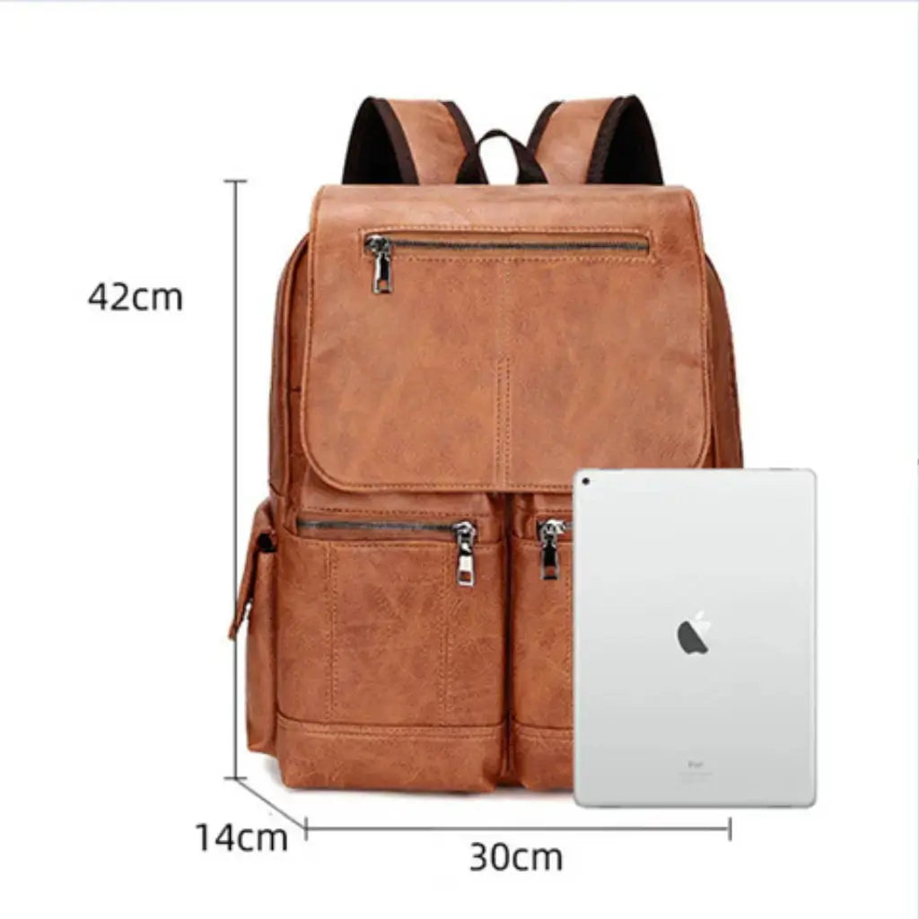 Mochila Masculina de Couro Mont Lorennzi 8