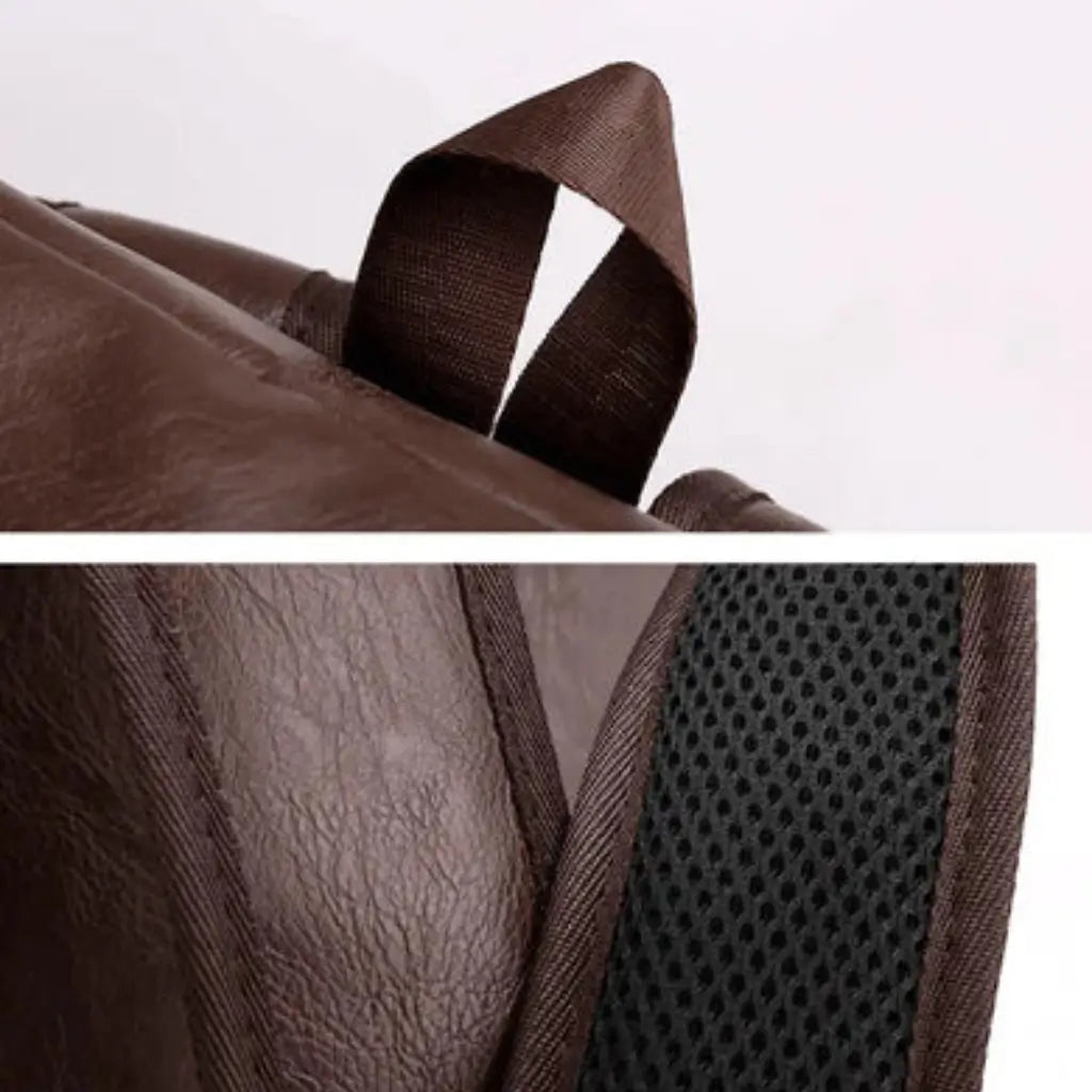 Mochila Masculina em Couro Torino Lorennzi 9