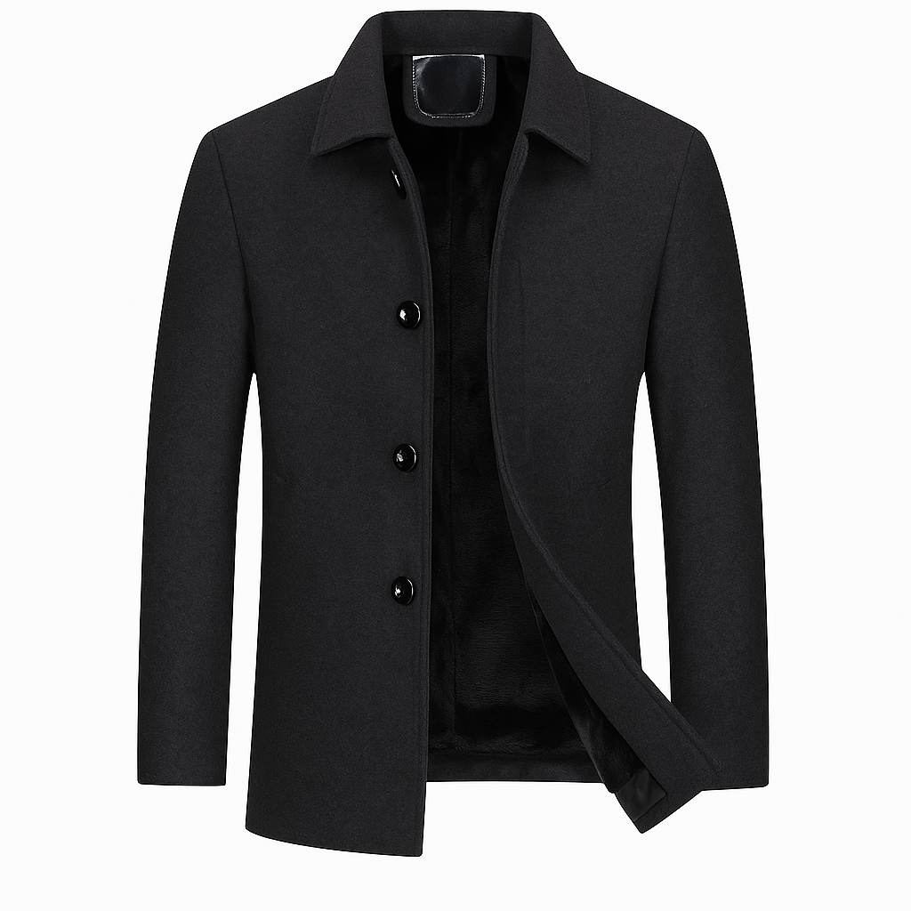 Sobretudo Masculino Curto de Lã Lorennzi 11