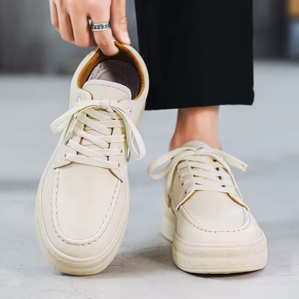 Tênis Masculino de Couro Lorennzi York 2