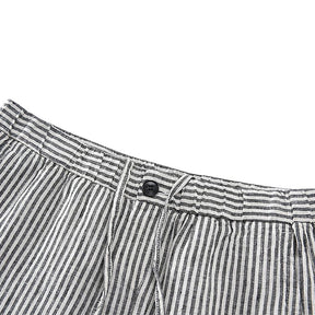 Bermuda de Linho Masculina Lorennzi Listrada 3