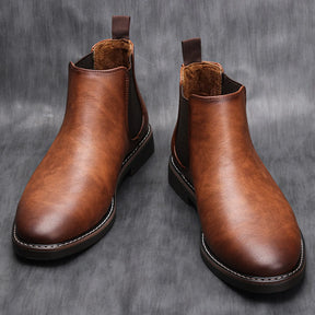 Bota Chelsea Masculina de Couro Lorennzi 6