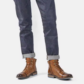 Bota Masculina de Couro Lorennzi Brown 2