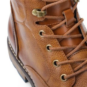 Bota Masculina de Couro Lorennzi Brown 8